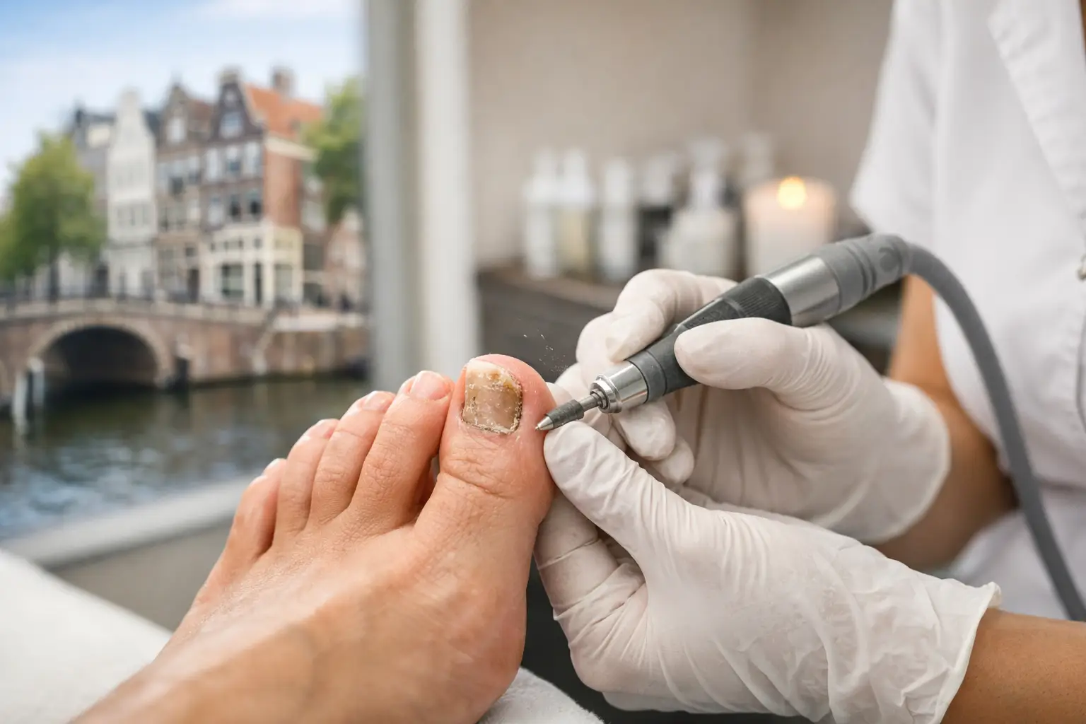Kalknagel behandeling salon in Amsterdam